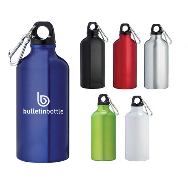 Simple Carabiner Sport Bottle | Aluminum Water Bottles | Bulletin ...