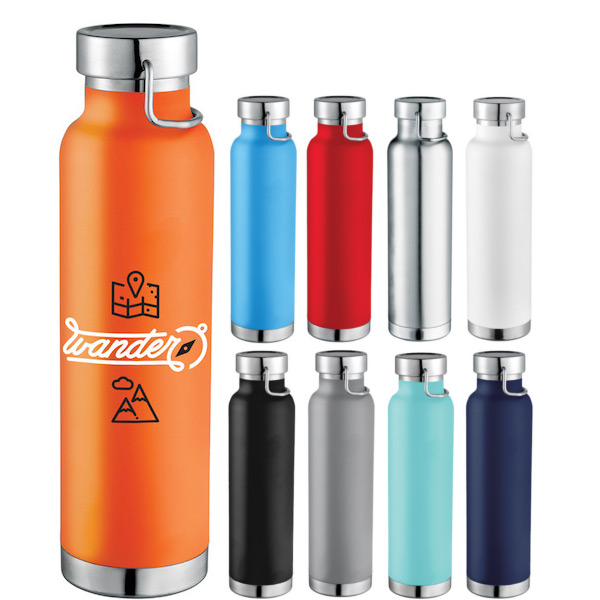 Thor Copper Vacuum Insulated Bottle - 22 oz.